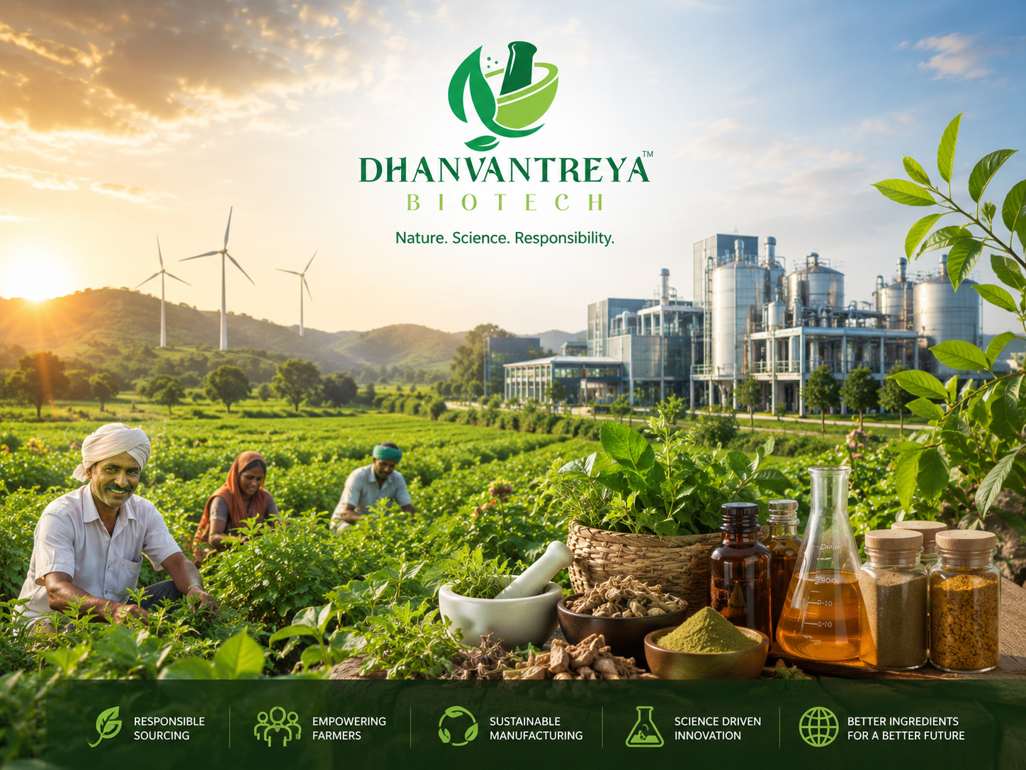 Sustainability at Dhanvantreya Biotech