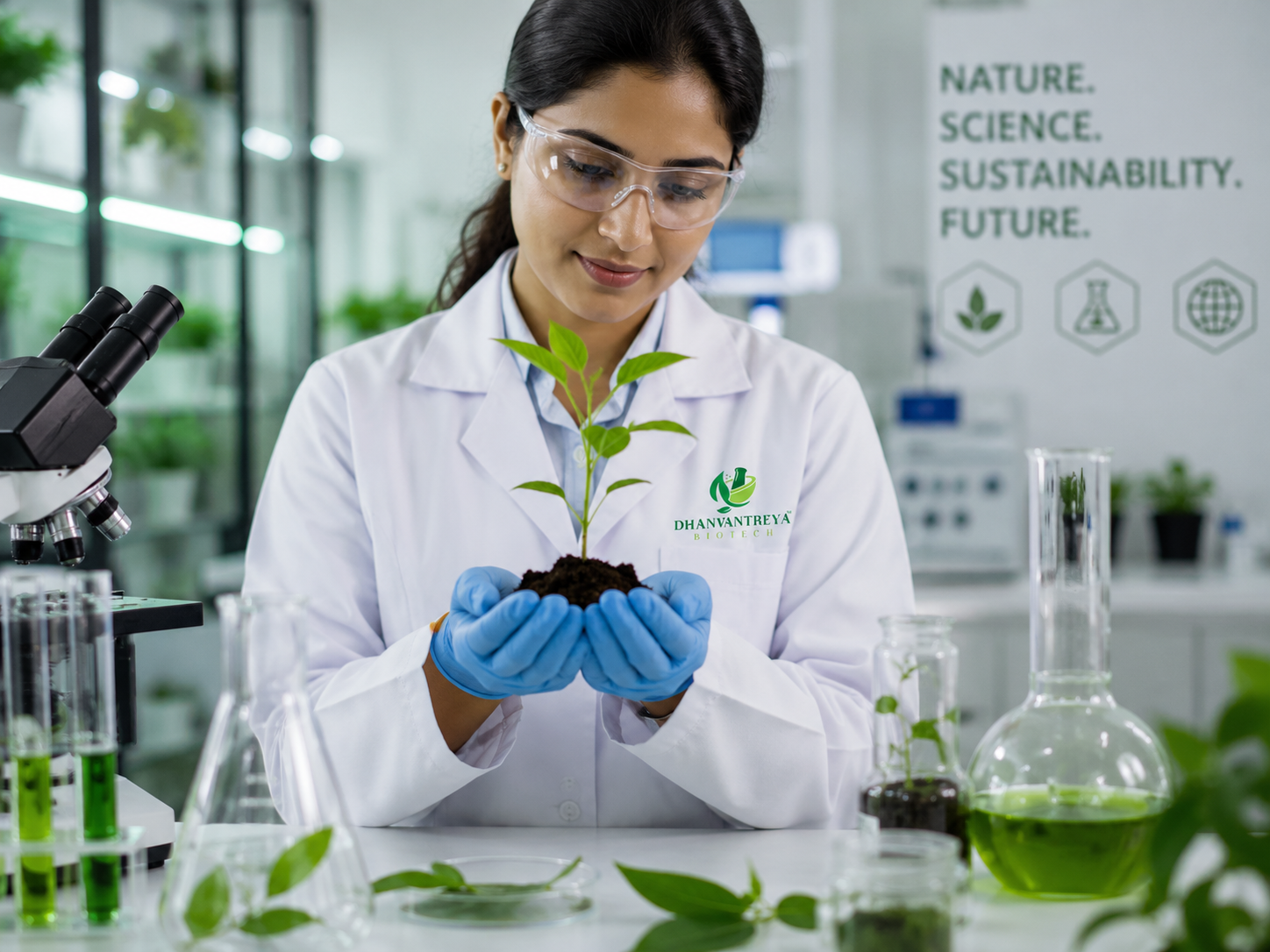 Sustainability at Dhanvantreya Biotech